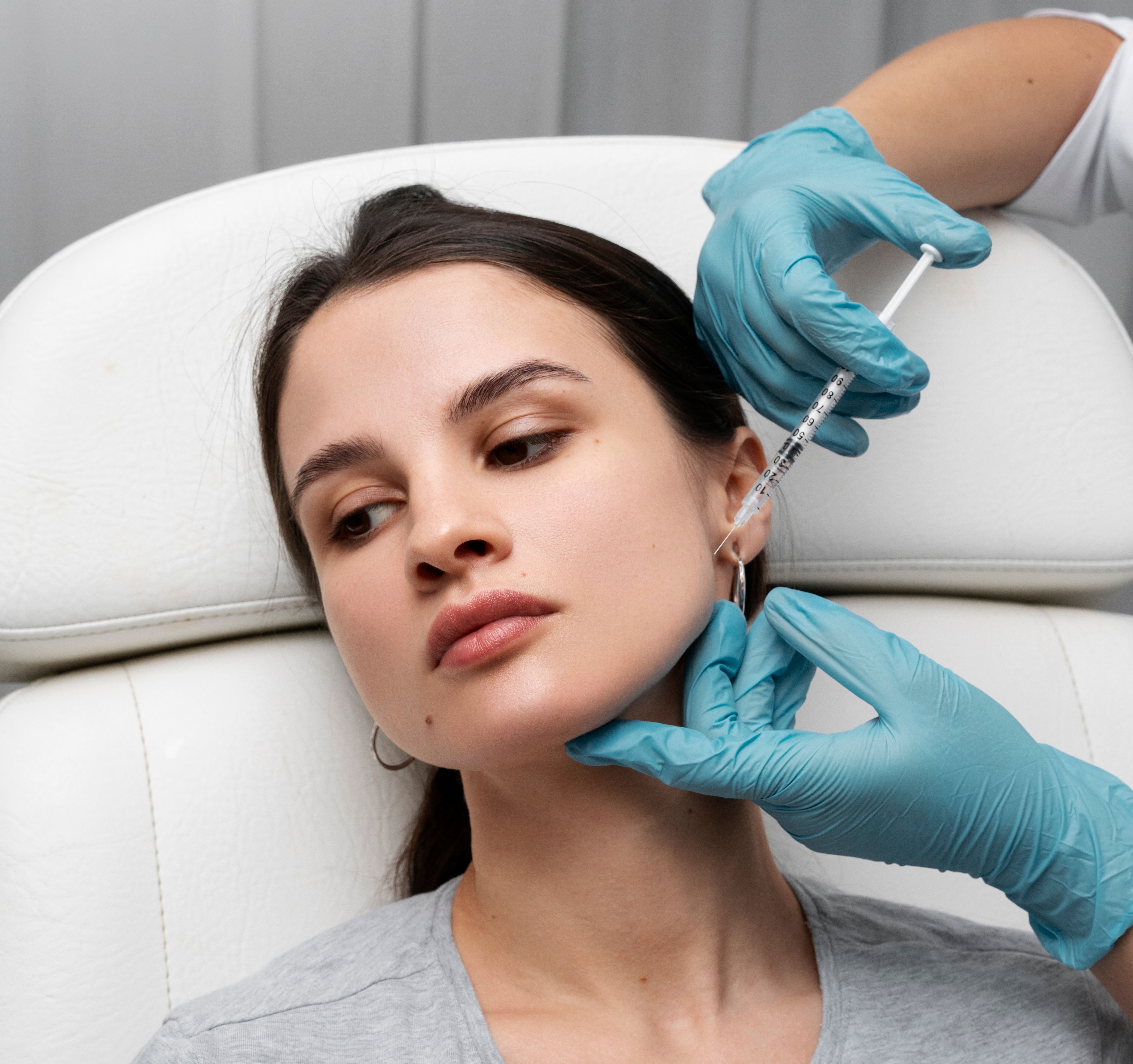 Collagen induced biostimulator treatment
